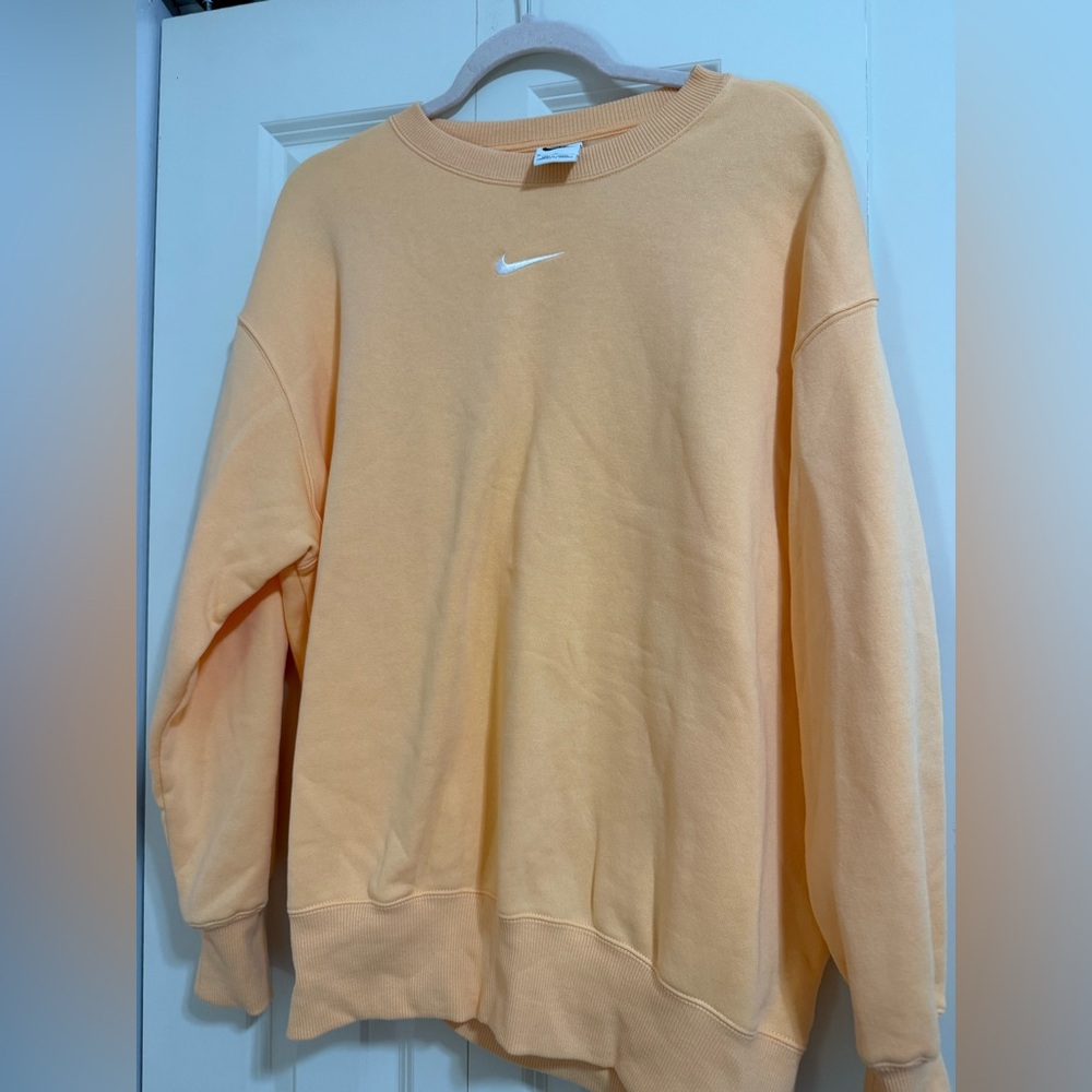 Nike orange Crewneck for women